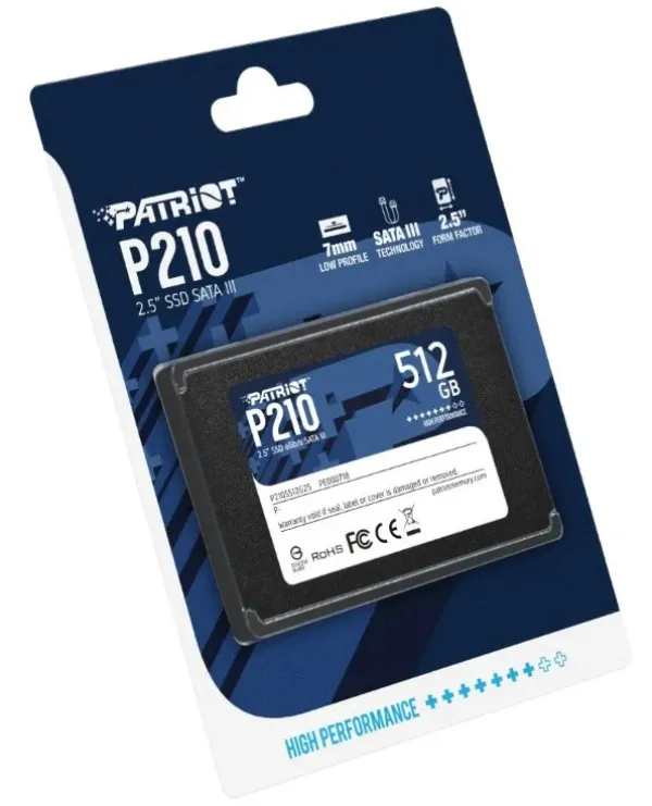 SSD 2.5 SATA3 512GB Patriot P210 520MBs/430MBs P210S512G25 Slika 2