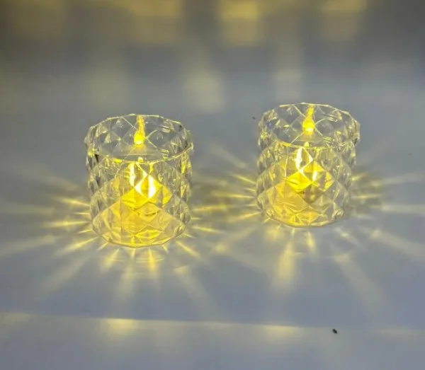 Mini LED svecnjak Providni 60x70mm (cena je za 1kom) Slika 4