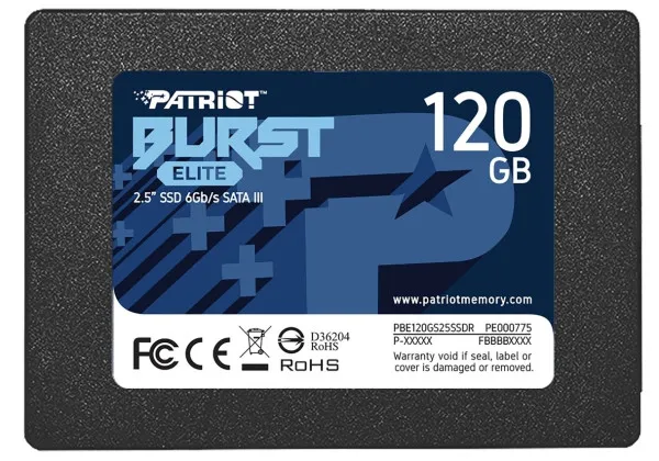 SSD 2.5 SATA3 6Gb/s 120GB Patriot Burst Elite 450MBs/320MBs PBE120GS25SSDR Slika 2