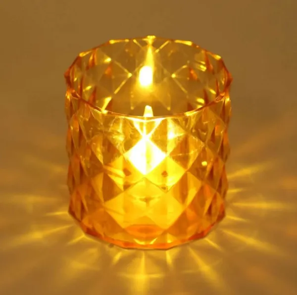 Mini LED svecnjak Zuti 60x70mm (cena je za 1kom) Slika 5