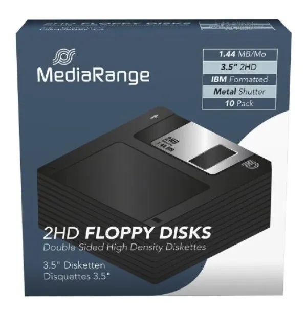 FLOPPY DISKETA 3.5inc MEDIARANGE GERMANY 1.44MB MF-2HD MR200 (cena za 1kom) Slika 3