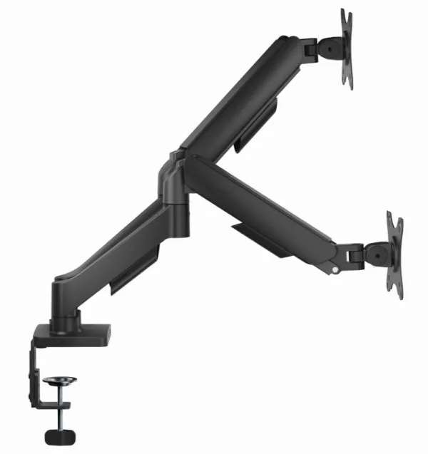 MA-DA2U-01 Gembird Podesivi stoni nosac za 2 monitora sa USB portovima, 17-32, 9kg Slika 5