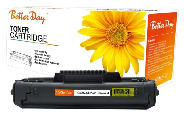 Toner BetterDay 1100 C4092A EP-22 zam. kaseta za HP/Canon  2.5k (bez cipa) Slika 2