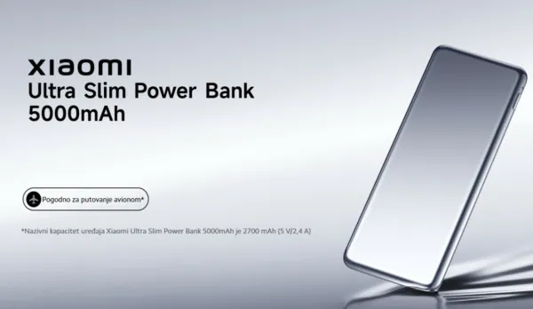 XIAOMI Ultra Slim Power Bank 5000mAh GL (BHR9535GL) Slika 2