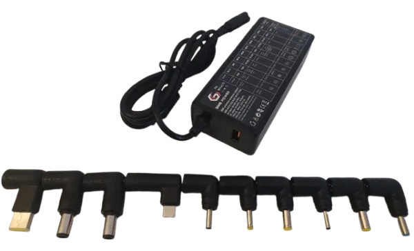 NPA-AC7D **Gembird univerzalni laptop punjac AC 65W sa Tip-C + QC3.0 mob. brzi punjac 3A, auto(1393) Slika 2