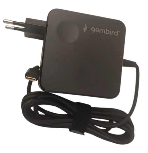 NPA-AC9D Gembird punjac za laptop 65W, kabl 2m USB-C, 5V/3A,9V/3A,12V/3A,15V/3A,20V/3.25A Slika 2