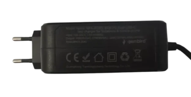 NPA-AC9D Gembird punjac za laptop 65W, kabl 2m USB-C, 5V/3A,9V/3A,12V/3A,15V/3A,20V/3.25A Slika 4