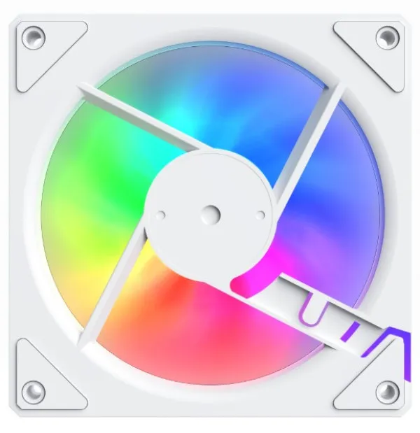 DeepCool CG530 FAN WH R (BULK) Ventilator za kuciste 120x120x25mm ARGB, 1,600 RPM, White Reverzibiln Slika 3