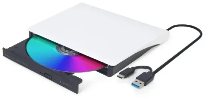 DVD-USB-031-BW Gembird eksterni USB CD/DVD drive Citac-rezac, USB 3.1 + USB-C, black-white Slika 5