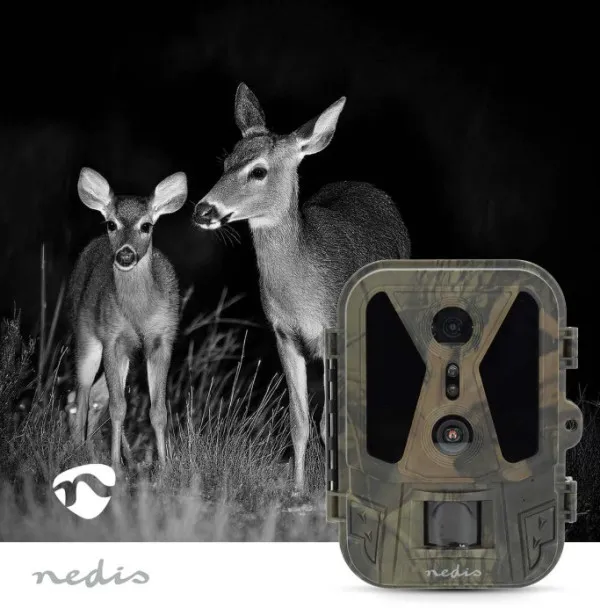NEDIS WCAM280GN Wildlife Camera 4K@10fps, 50MPix, 8MPix CMOS, IP65, IR, Night vision, 25m, 2.4inc Slika 1