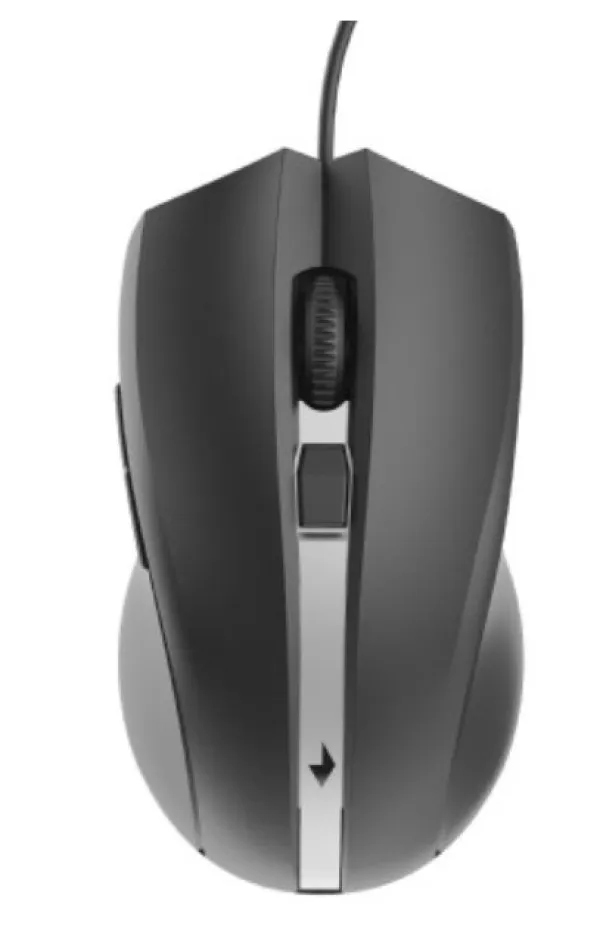 MUS-GU-02 Gembird G-laser mis USB 800-2400Dpi black, 118mm fok Slika 5