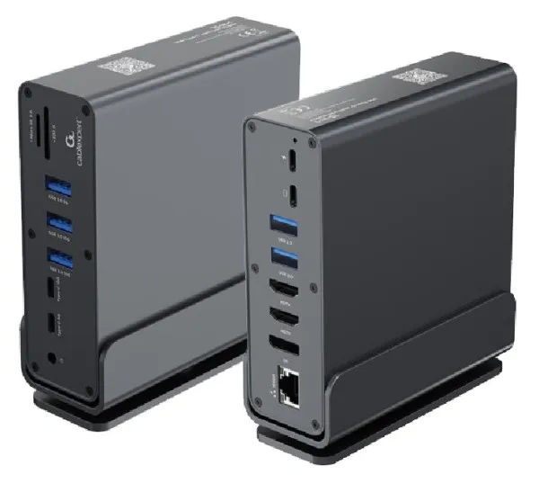 A-CF-COMBO15-01 Gembird USB Type-CF 15-in-1 multi-port adapter (USB hub, Type-CF, HDMI, DP, LAN,3,5) Slika 8