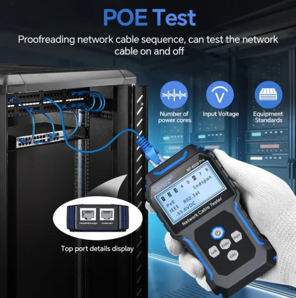NOYAFA NF-8209 PRO Multifunkcionalni tester mreznih kablova Slika 2