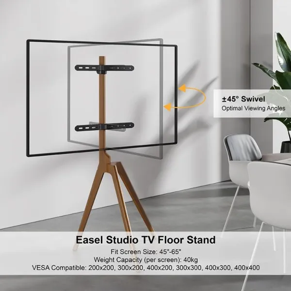 TVS-65S-01 Gembird Podno postolje za TV stativ (okretno) 32-65inc Slika 2