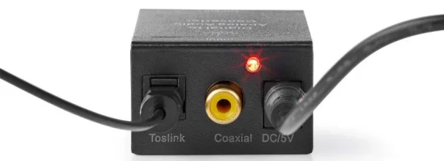 NEDIS ACON2510BK, Digital Audio Converter, 1-way, Audio, video, 1x Digital RCA,1x TosLink,output:1x 2xRCA Slika 7
