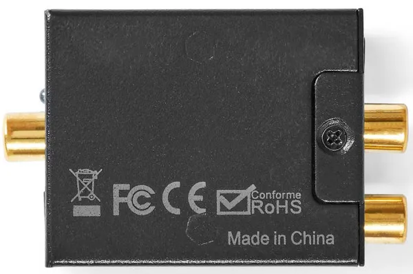 NEDIS ACON2510BK, Digital Audio Converter, 1-way, Audio, video, 1x Digital RCA,1x TosLink,output:1x 2xRCA Slika 5