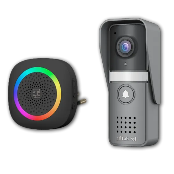 TEH-TEL Bežièno video zvono za vrata T-IP PRO Slika 3