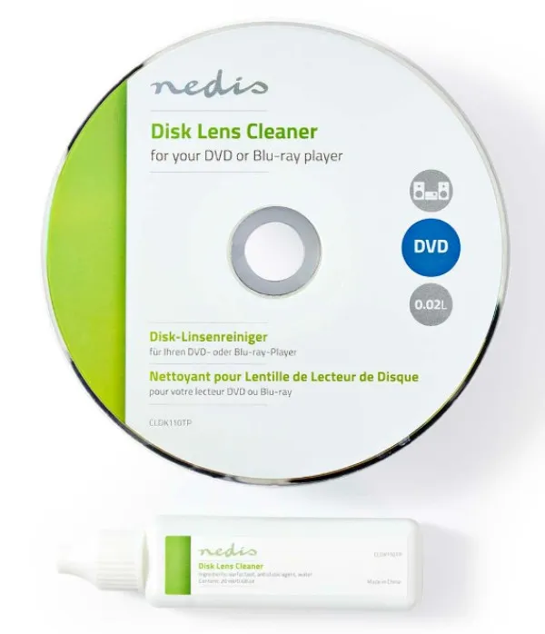 NEDIS CLDK110TP Disk za ciscenje BluRay Player i DVD plejera 20ml Slika 4