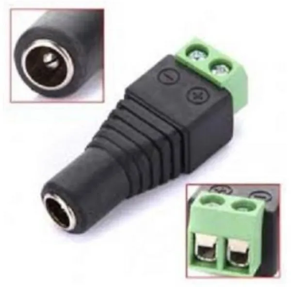 CON-DCF zenski DC konektor na sraf za video nadzor (prodaja na komad) Slika 2