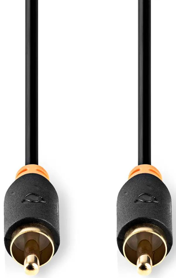 NEDIS CABW24170AT20, Digitalni audio kabl, RCA muški, Pozlaceni, 2,00 m, Antracit Slika 3