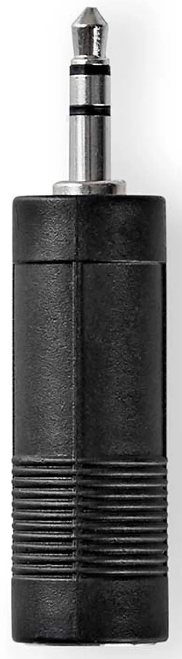 NEDIS CAGB22935BK, Stereo audio adapter, 3,5 mm muški, 6,35 mm ženski, Niklovani, ABS, Crni Slika 2