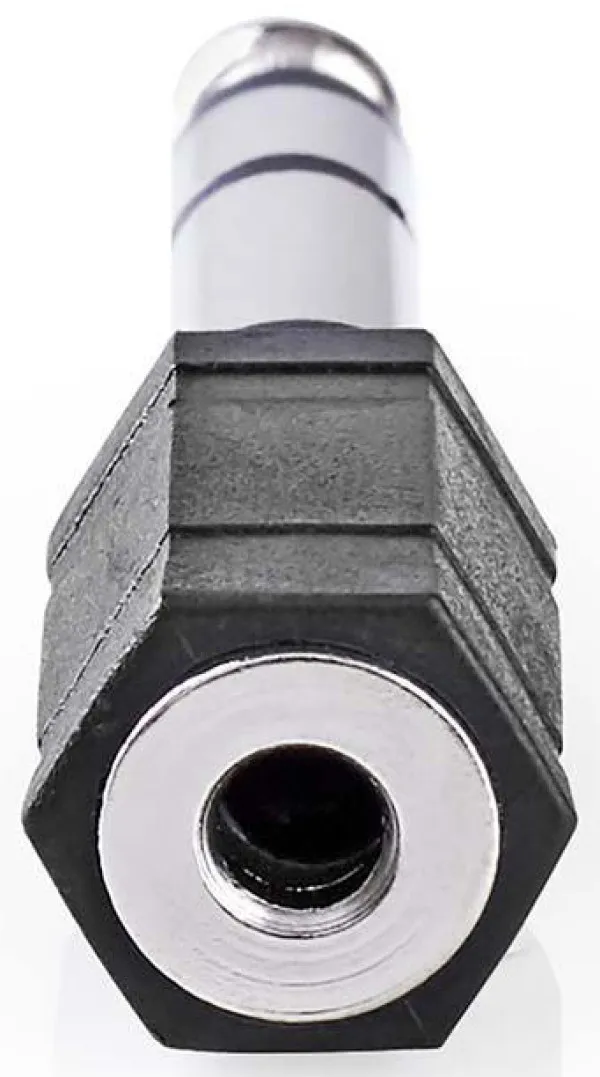NEDIS CAGB23930BK, Stereo audio adapter, 6,35 mm muški, 3,5 mm ženski, Niklovani, ABS, Crni Slika 4