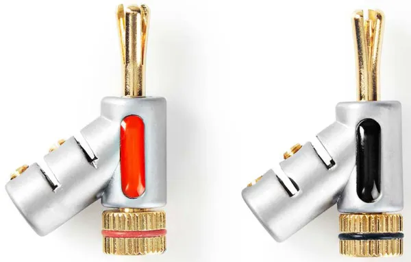 NEDIS CAGC26990ME, Banana konektor, Ravni, Muški, Pozlaceni, Preènik kablovskog ulaza: 7,4 mm, cinka, 2kom Slika 6