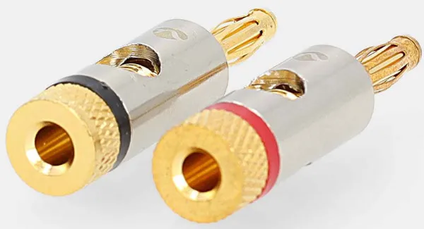 NEDIS CATB26900GD, Banana konektor, Ravni, Muški, Pozlaceni, Preènik kablovskog ulaza: 3,0 mm, 2kom Slika 4