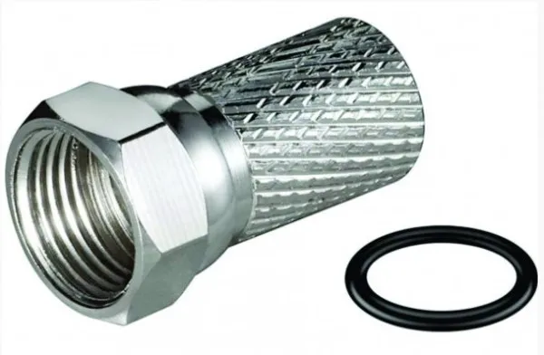 GEMBIRD CON-FC-001RING ** F male connector for RG6 cable, 6.6mm, Zinc,with water proof ring - min.25kom(9) Slika 2
