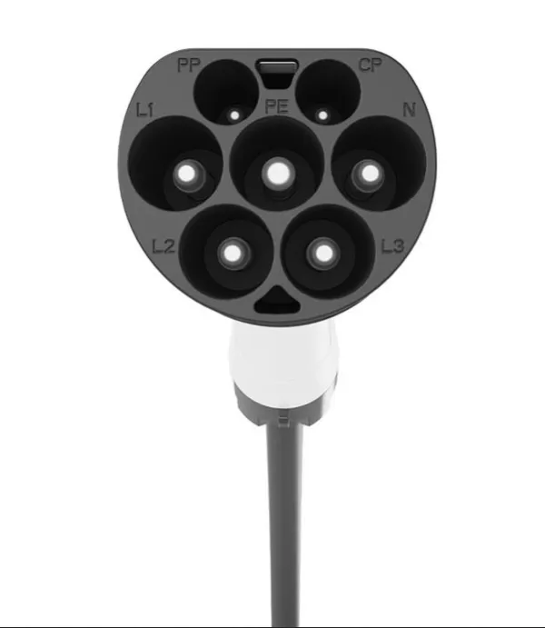 EV-T2MF-11KW-4M Gembird Kabl za punjenje Tip 2, 16A, trofazni (11 kW), 4 m Slika 3