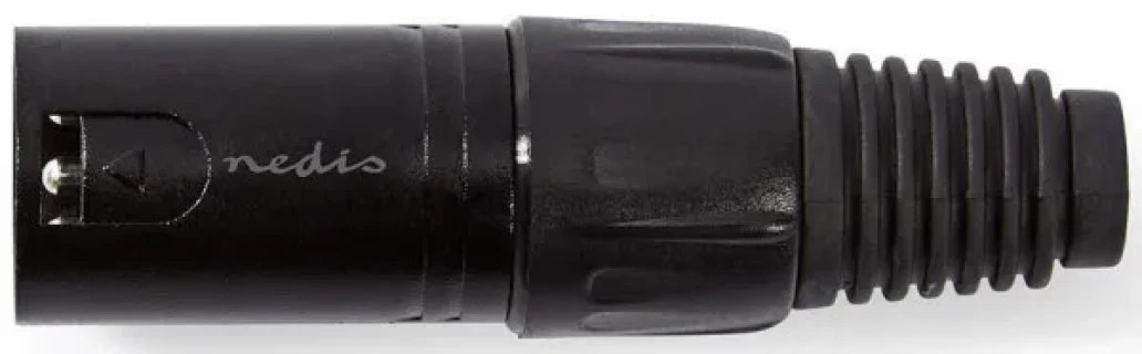 NEDIS COTP15900BK, XLR konektor, Ravni, Muški, Niklovani, Lemljenje, Preènik kab. ulaza: 5,0 mm, 1 kom Slika 4