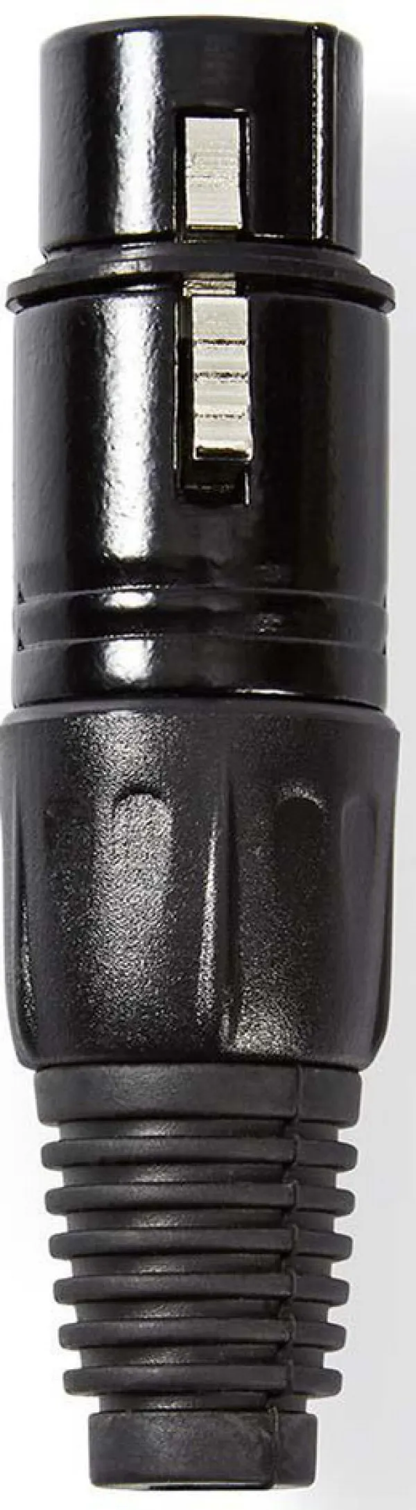 NEDIS COTP15902BK, XLR konektor, Ravni, Ženski,Niklovani, Lemljenje,Preènik kab. ulaza: 5,0 mm, Crni,1kom Slika 4