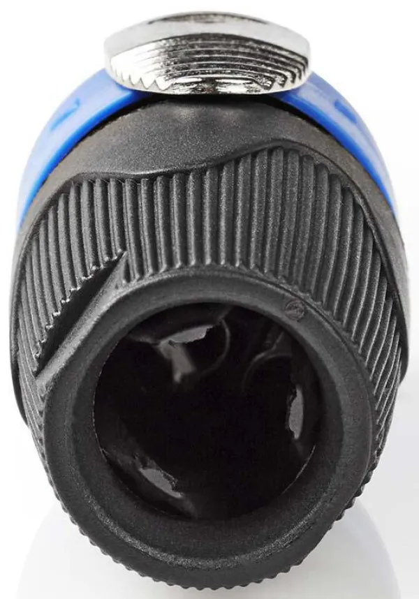 NEDIS COTP16900BK, Konektor za zvuènik,Ravni,Muški,Nikl,Lemljeni, Preènik kab. ulaza: 8,0 mm,Crni,1kom Slika 4