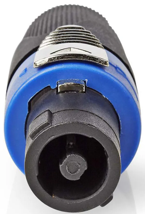 NEDIS COTP16900BK, Konektor za zvuènik,Ravni,Muški,Nikl,Lemljeni, Preènik kab. ulaza: 8,0 mm,Crni,1kom Slika 3