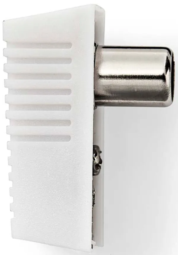 NEDIS CSGB40900WT, IEC (koaksijalni) konektor,Ugaoni,Muški,75 oma,Preènik kabl. ulaza: 7,0 mm,Beli,1kom Slika 2