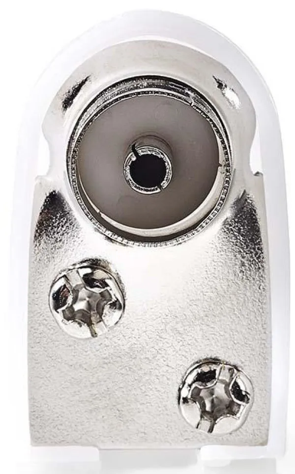 NEDIS CSGP40921WT, IEC (koaksijalni) konektor,Ugaoni,Ženski,75 oma, Preènik kabl. ulaza: 7,0 mm,Bela,1 kom Slika 1