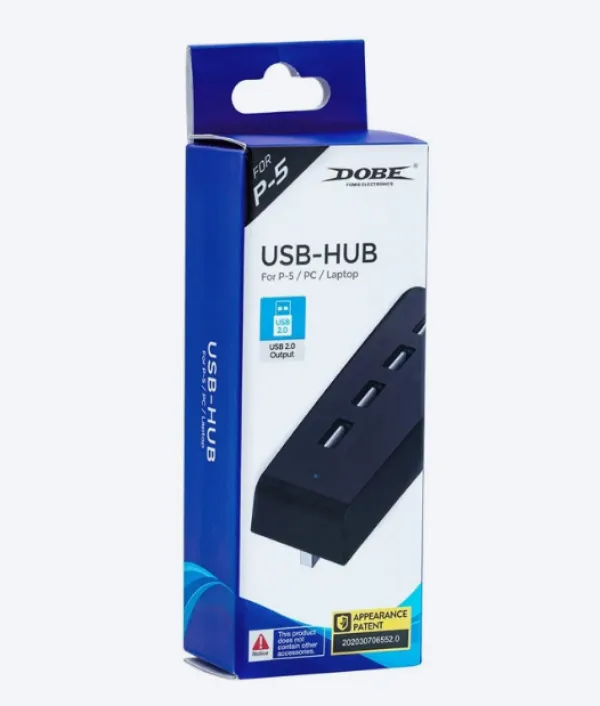 Docking station DOBE USB HUB TP5-0576 za PS5/ PC/ Laptop  crni Slika 2