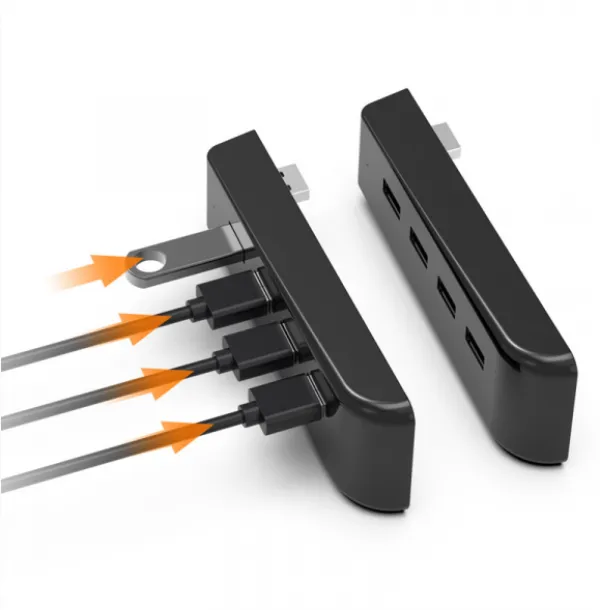 Docking station DOBE USB HUB TP5-0576 za PS5/ PC/ Laptop  crni Slika 3