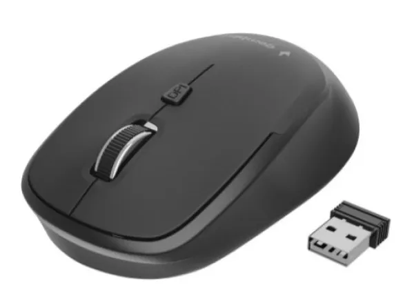 MUSW-4B-05 Gembird Bezicni mis 2,4Ghz Opticki USB 800-1600Dpi 4-button black 99mm Slika 6