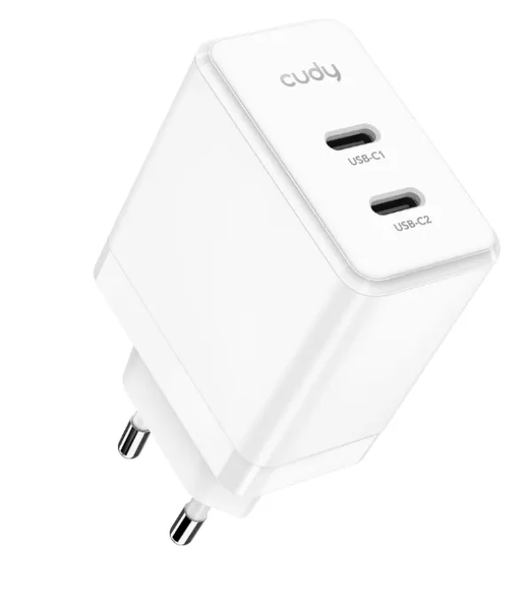 Cudy CH40_EU Brzi punjac za telefone,laptopove I tablete PD+PPS+QC, 2× USB-C , 40W Slika 8
