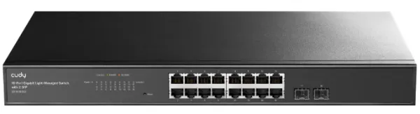 Cudy GS1016ES2,16-Port Gigabit Light-Managed Switch with 2 SFP,10/100/1000 Mbps Slika 8