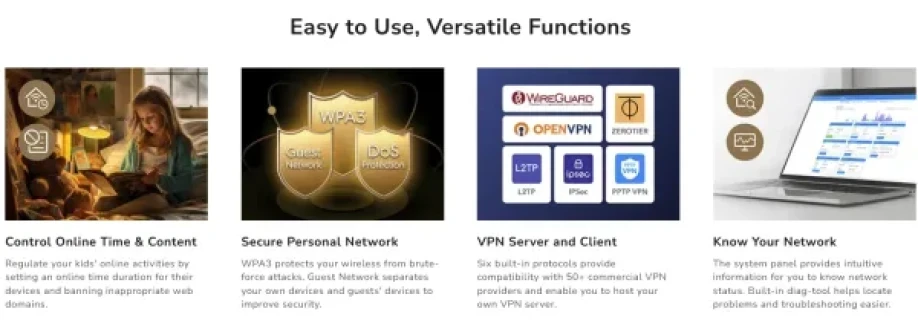 Cudy M3000 2.0, 1-Pack AX3000 2.5G Mesh Wi-Fi 6 System White,4-Stream Dual-Band,2402 Mbps + 574 Mbps Slika 2