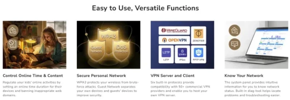 Cudy M3000 2-Pack,AX3000 2.5G Mesh Wi-Fi 6 System White,4-Stream Dual-Band, 2402 Mbps + 574 Mbps Slika 3