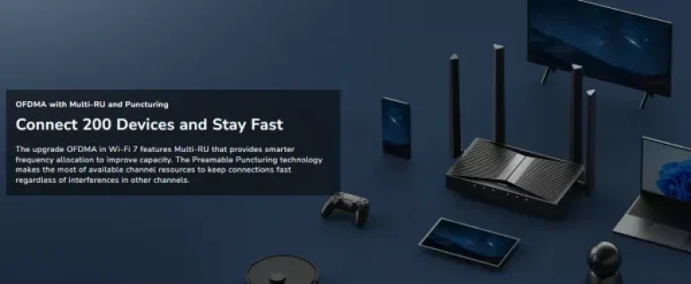 Cudy WR3600H,BE3600 2.5G Wi-Fi 7 Router,4-Stream Dual-Band, 2882 Mbps + 688 Mbps Wi-Fi Slika 5