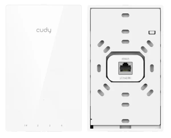 Cudy AP3000 Wall,AX3000 zidna Wi-Fi 6 pristupna tacka,4-Stream Dual-Band ,2402 Mbps + 574 Mbps Slika 5