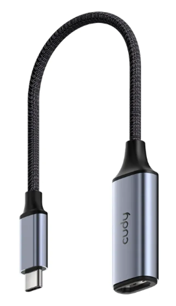 Cudy UH401 1.0,USB-C to HDMI Adapter, 1× HDMI 2.0, 4K 60Hz, 2K 144Hz, 15cm Slika 5