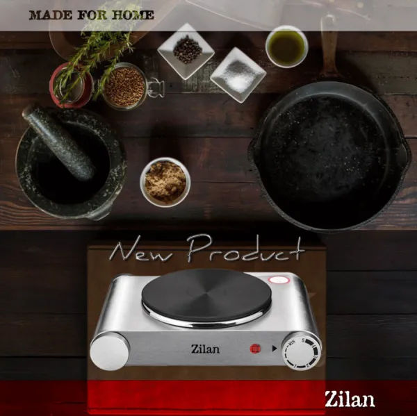 Zilan ZLN0535 Elektrièni rešo 1 ploèa - 18 cm, 1500 W, INOX Slika 3