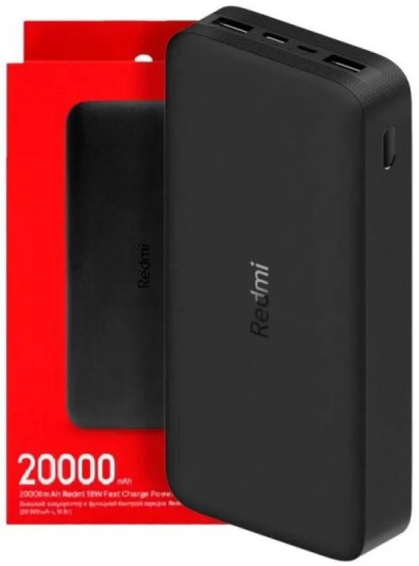 Xiaomi 20000mAh Redmi 18W Fast Charge Power Bank (Black) Slika 3