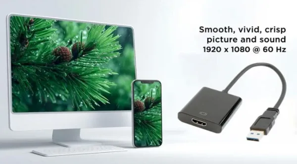 A-USB3-HDMI-02 Gembird USB 3.0 to HDMI display adapter, black Slika 6