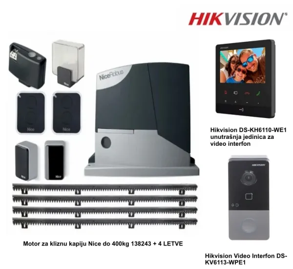 SET motor za kapiju i video interfon Slika 1